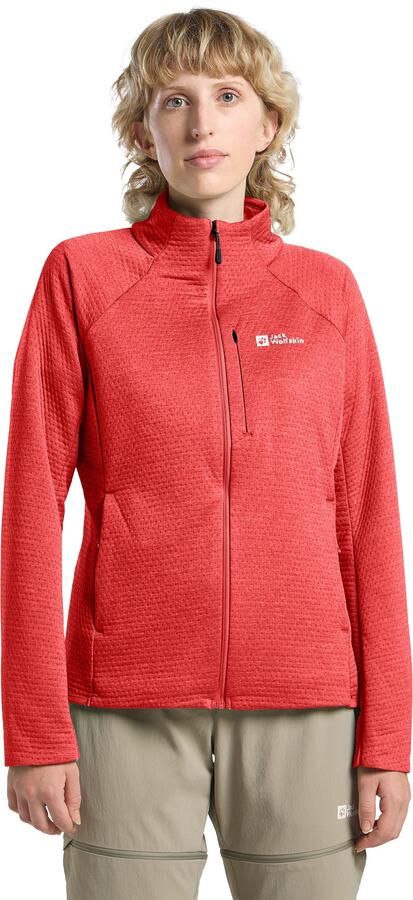 Jack Wolfskin Taiga FZ Women Fleece jack Dames XXL vibrant red Vibrant Red - Foto 6