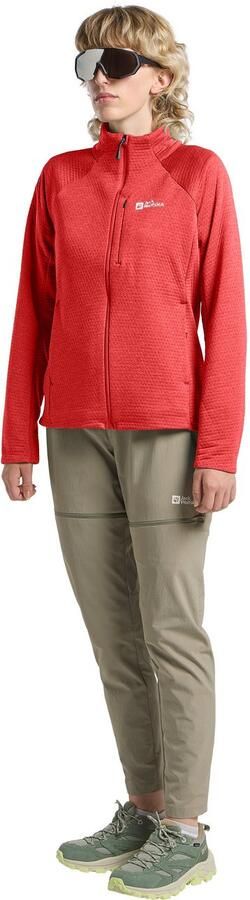 Jack Wolfskin Taiga FZ Women Fleece jack Dames XXL vibrant red Vibrant Red - Foto 5