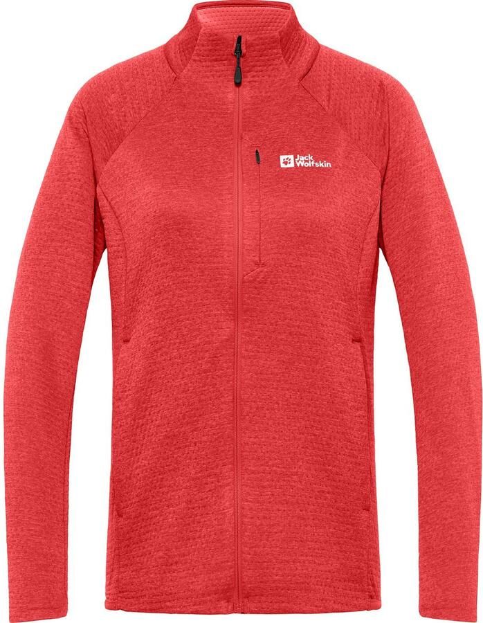 Jack Wolfskin Taiga FZ Women Fleece jack Dames XXL vibrant red Vibrant Red - Foto 2