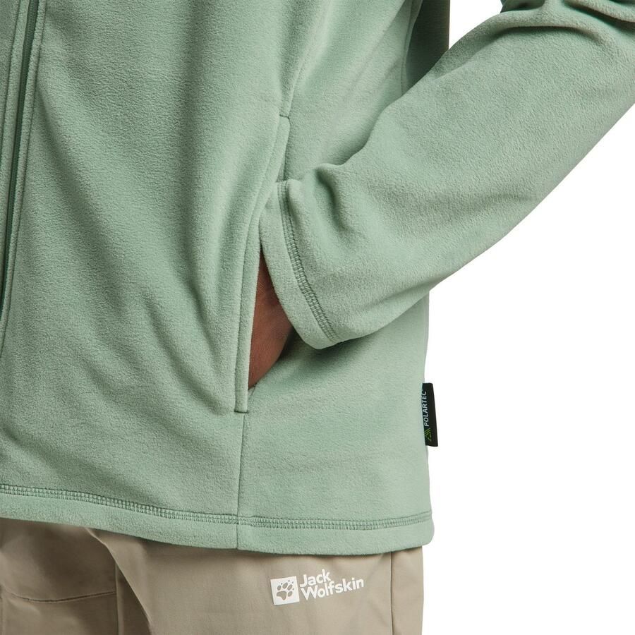Jack Wolfskin Fleecejack TAUNUS FZ M Windafstotend ademend tussenjas - Foto 2