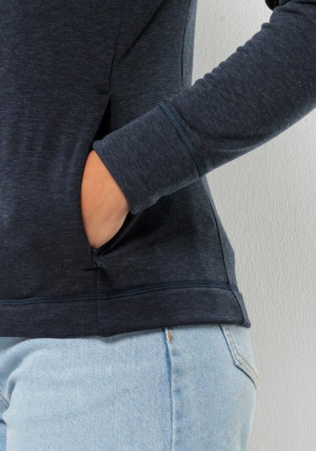 Jack Wolfskin Waldsee Hooded Jacket Women Fleece jack Dames XXL blue night blue - Foto 4