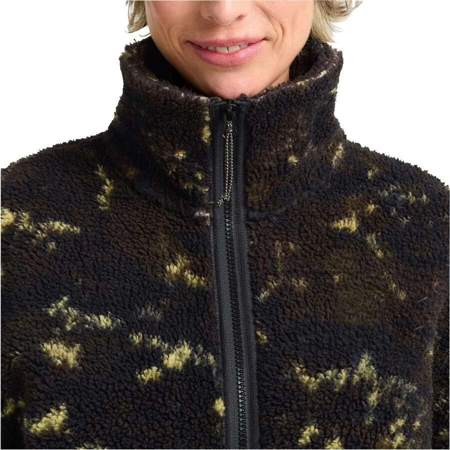 Jack Wolfskin Stone Lite AOP Jacket Women Sherpa-Fleecejack dames XXL lichen peat LICHEN peat