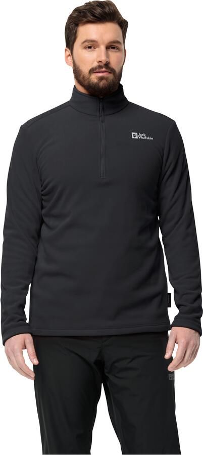 Jack Wolfskin Fleecetrui TAUNUS HZ M van gerecycled polyester ademend - Foto 11