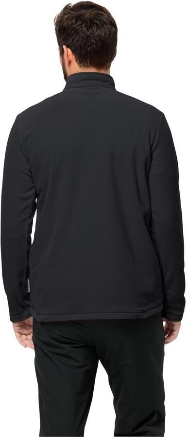 Jack Wolfskin Fleecetrui TAUNUS HZ M van gerecycled polyester ademend - Foto 10