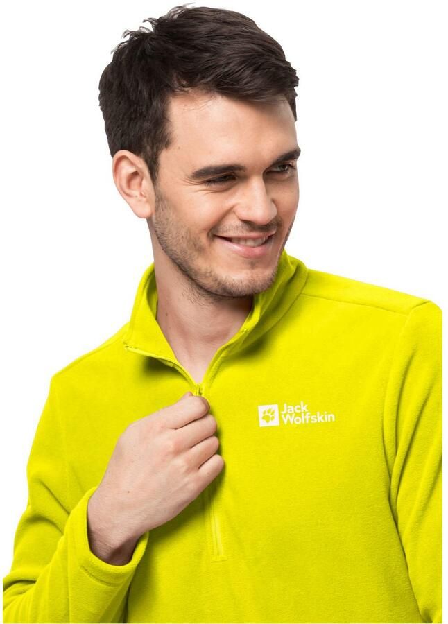 Jack Wolfskin Fleecetrui TAUNUS HZ M van gerecycled polyester ademend - Foto 2