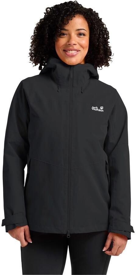 Jack Wolfskin Wild Places 3in1 Jacket Women Waterdicht 3-in-1 jack Dames XXL black - Foto 2