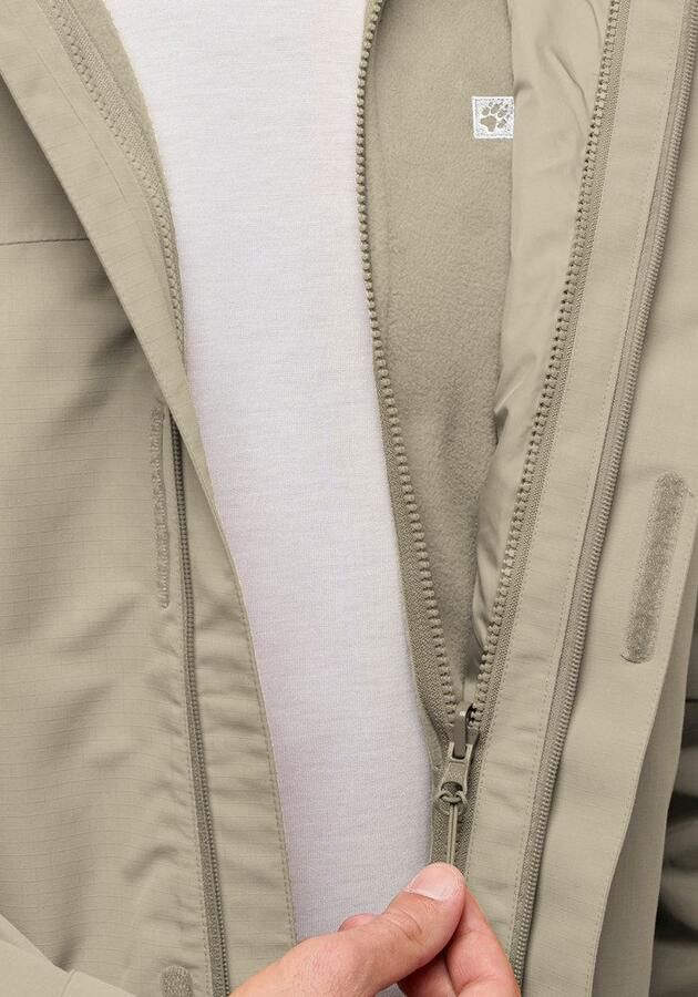 Jack Wolfskin Altenberg 3in1 Jacket Men 3in1 jack Heren XXXL linen - Foto 17
