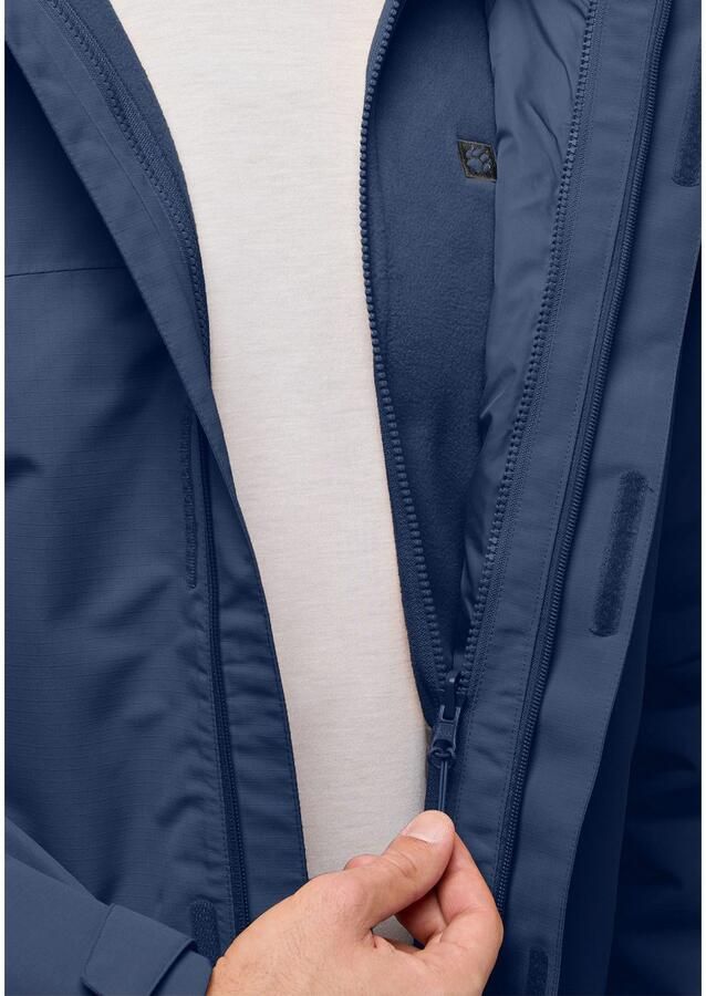 Jack Wolfskin Altenberg 3in1 Jacket Men 3in1 jack Heren XXXL midnight sky midnight sky - Foto 7