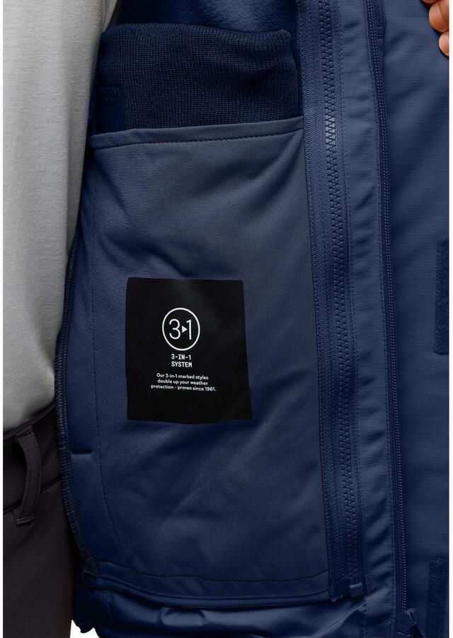 Jack Wolfskin Altenberg 3in1 Jacket Men 3in1 jack Heren XXXL midnight sky midnight sky - Foto 5