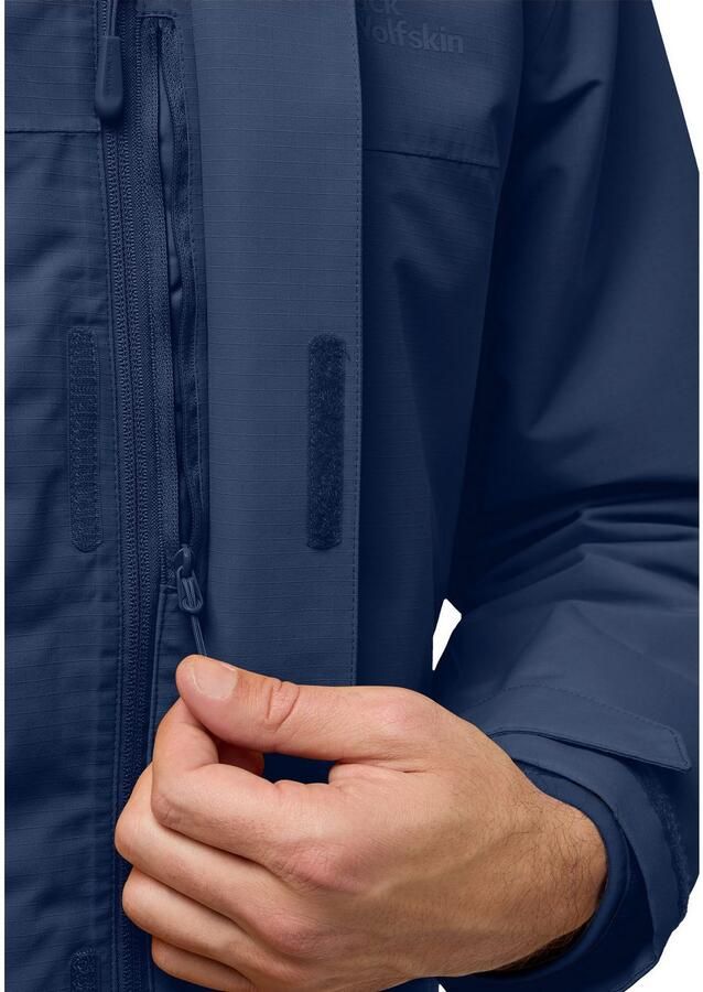 Jack Wolfskin Altenberg 3in1 Jacket Men 3in1 jack Heren XXXL midnight sky midnight sky - Foto 13
