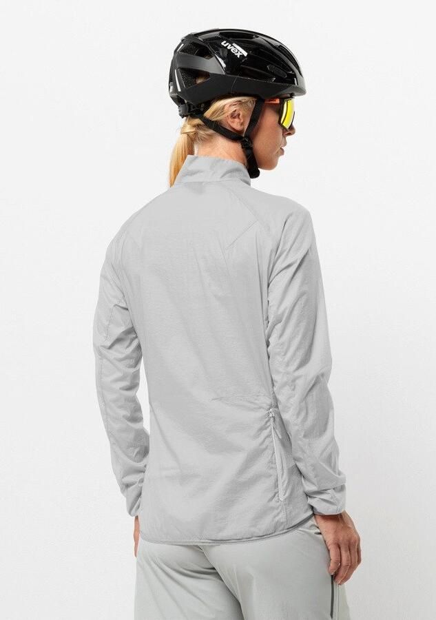 Jack Wolfskin Gravex Wind Jacket Women Softshell-fietsjack Dames XXL cool grey Cool Grey - Foto 3