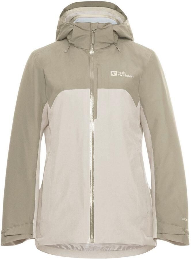 Jack Wolfskin Hunberg 3in1 Jacket Women 3in1 jack Dames XXL pale sand pale sand