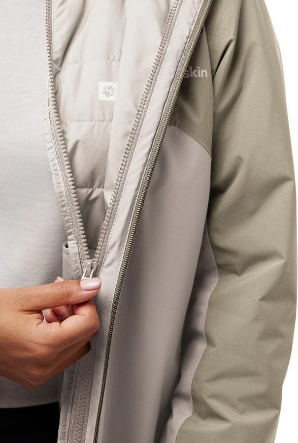 Jack Wolfskin Hunberg 3in1 Jacket Women 3in1 jack Dames XXL pale sand pale sand - Foto 8