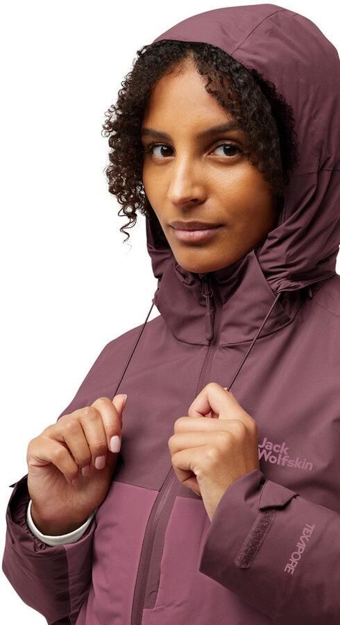 Jack Wolfskin Hunberg 3in1 Jacket Women 3in1 jack Dames XXL raisin - Foto 11