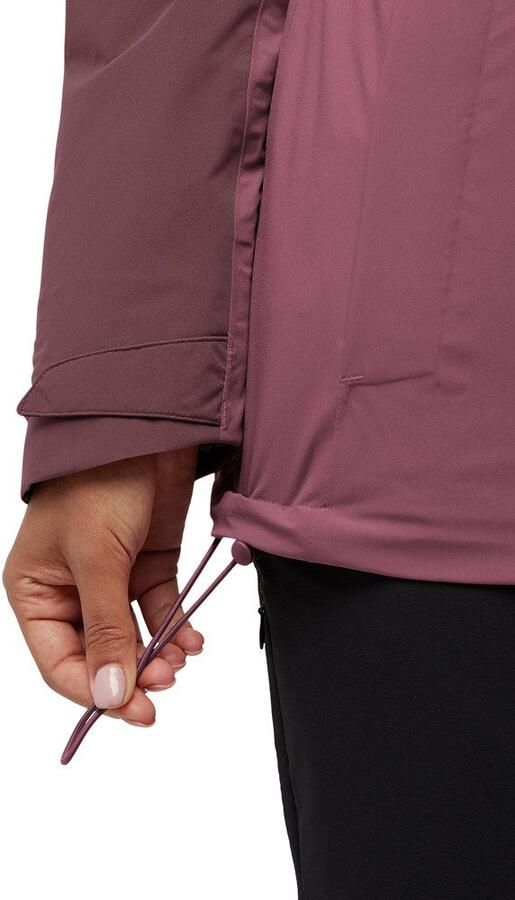 Jack Wolfskin Hunberg 3in1 Jacket Women 3in1 jack Dames XXL raisin - Foto 9