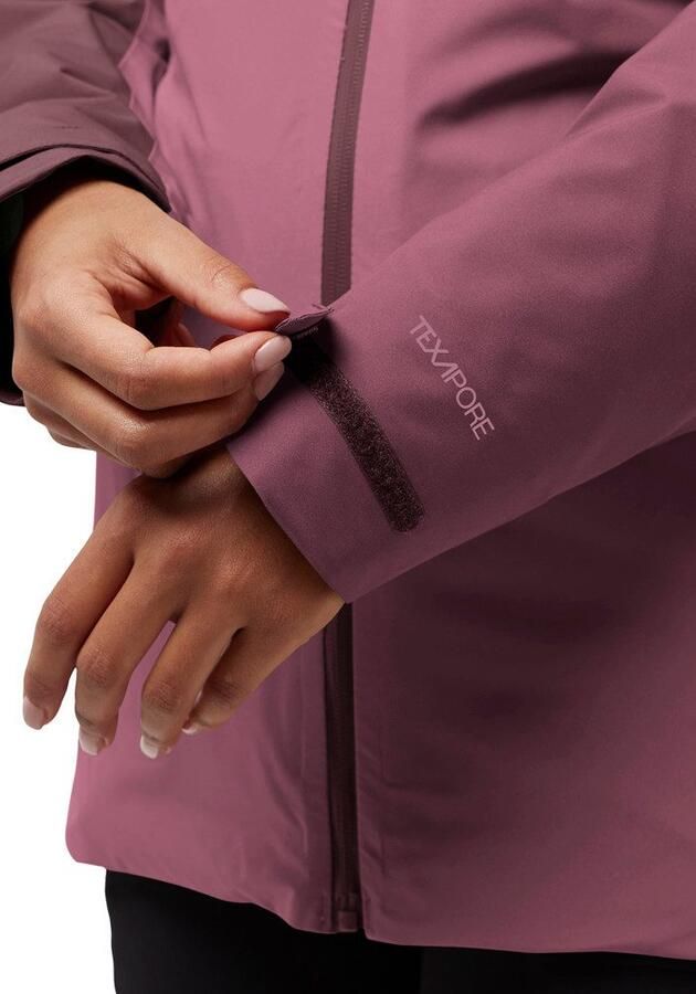 Jack Wolfskin Hunberg 3in1 Jacket Women 3in1 jack Dames XXL raisin - Foto 4