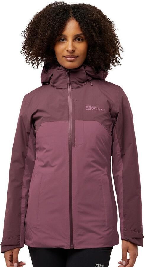 Jack Wolfskin Hunberg 3in1 Jacket Women 3in1 jack Dames XXL raisin - Foto 12