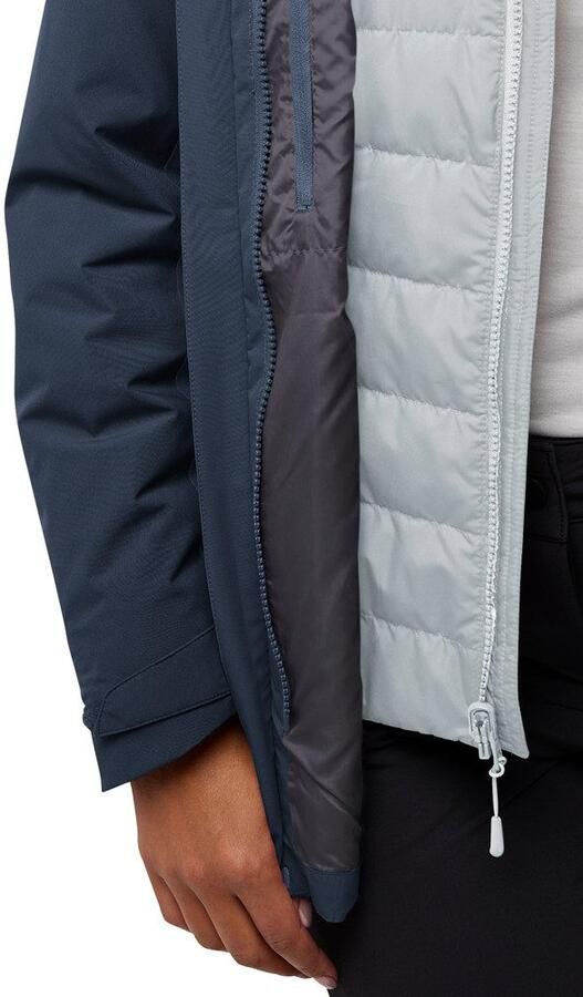 Jack Wolfskin Hunberg 3in1 Jacket Women 3in1 jack Dames XXL midnight sky midnight sky - Foto 15