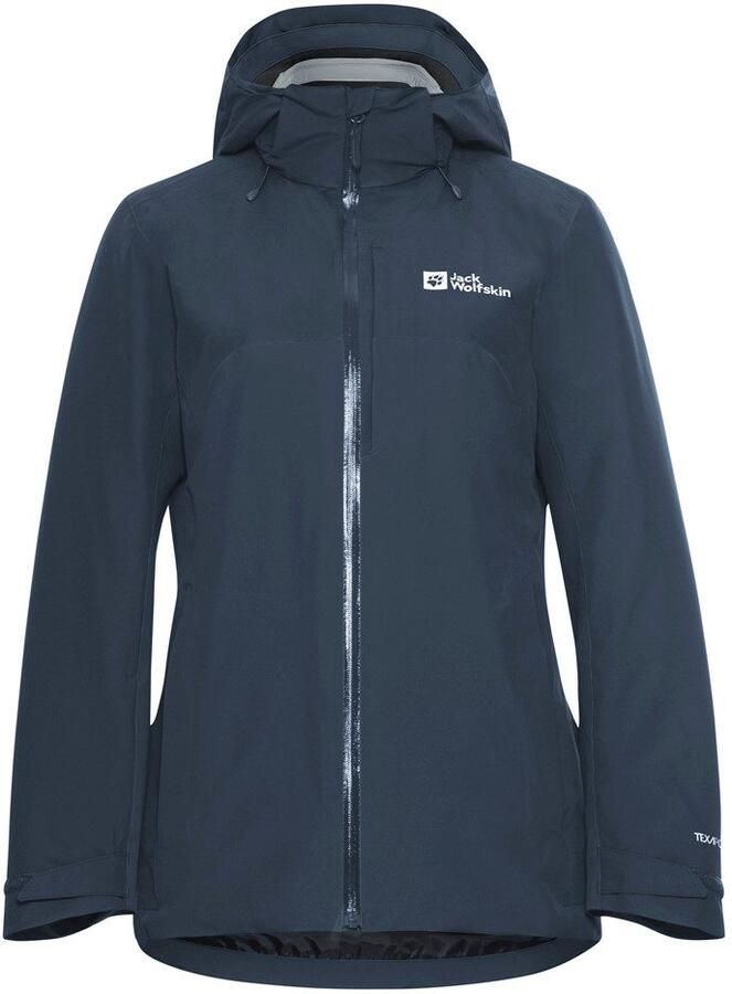 Jack Wolfskin Hunberg 3in1 Jacket Women 3in1 jack Dames XXL midnight sky midnight sky