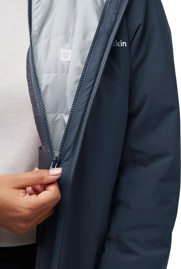 Jack Wolfskin Hunberg 3in1 Jacket Women 3in1 jack Dames XXL midnight sky midnight sky - Foto 6