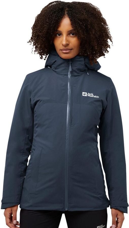 Jack Wolfskin Hunberg 3in1 Jacket Women 3in1 jack Dames XXL midnight sky midnight sky - Foto 10