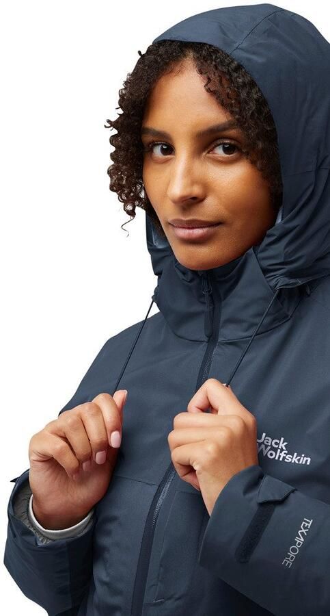 Jack Wolfskin Hunberg 3in1 Jacket Women 3in1 jack Dames XXL midnight sky midnight sky - Foto 12