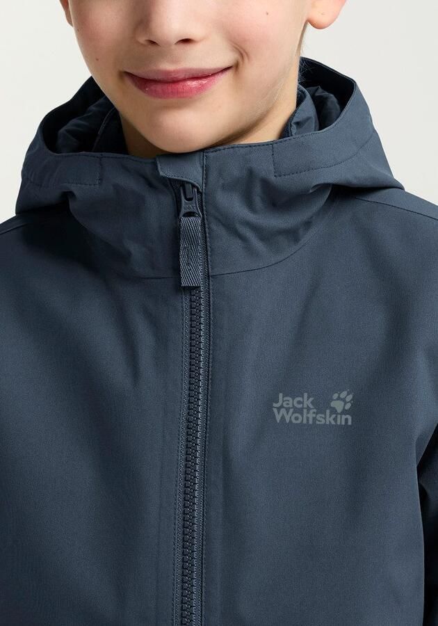 Jack Wolfskin Hybrid 3in1 Jacket Kids Waterdicht 3-in-1 jack Kinderen 104 midnight sky midnight sky - Foto 8