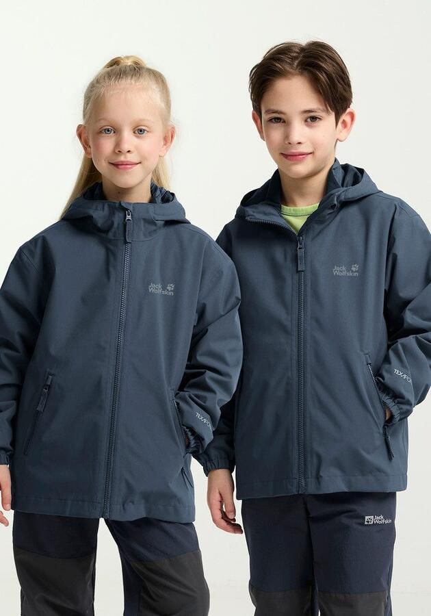 Jack Wolfskin Hybrid 3in1 Jacket Kids Waterdicht 3-in-1 jack Kinderen 104 midnight sky midnight sky - Foto 11