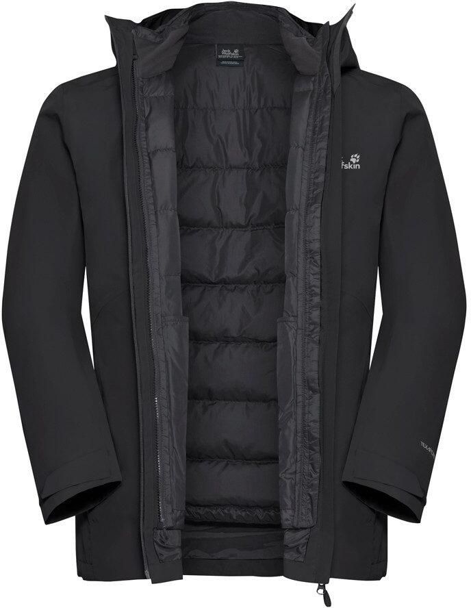 Jack Wolfskin Icecape 3in1 Down Jacket Men RDS Waterdicht 3-in-1 jack Heren XXXL black