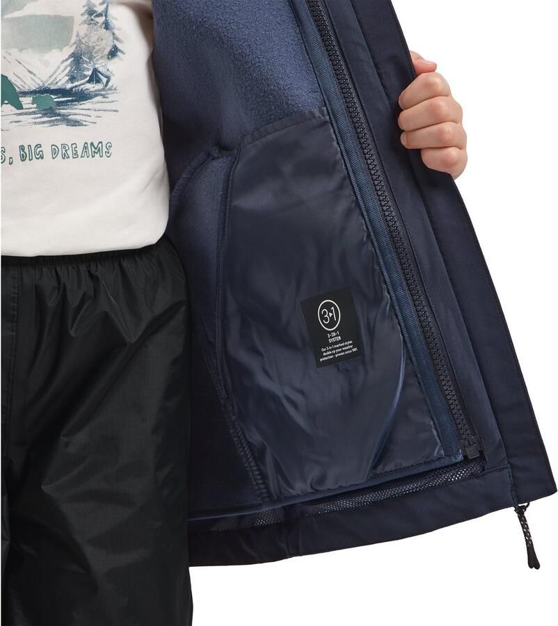 Jack Wolfskin Functioneel 3-in-1-jack ICELAND 3IN1 JACKET K Veelzijdige winterjack 3-in-1 voor elke dag en elke activiteit - Foto 2