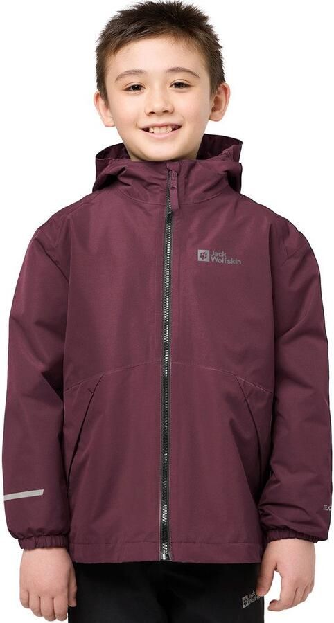 Jack Wolfskin Iceland 3in1 Jacket Kids 3in1 jack Kinderen 104 amaranth - Foto 8