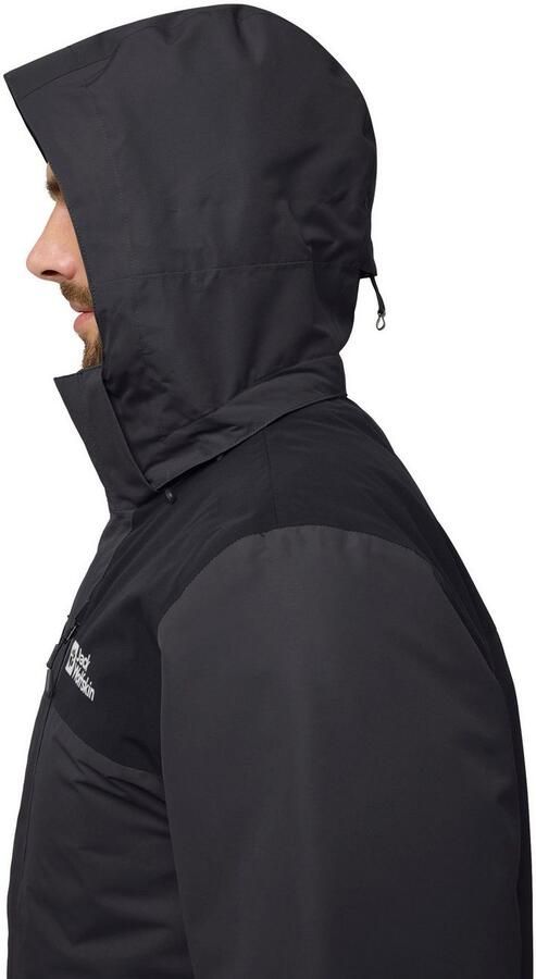 Jack Wolfskin Functioneel 3-in-1-jack JASPER 3IN1 JKT M 3in1 waterdicht overgangsjas - Foto 17