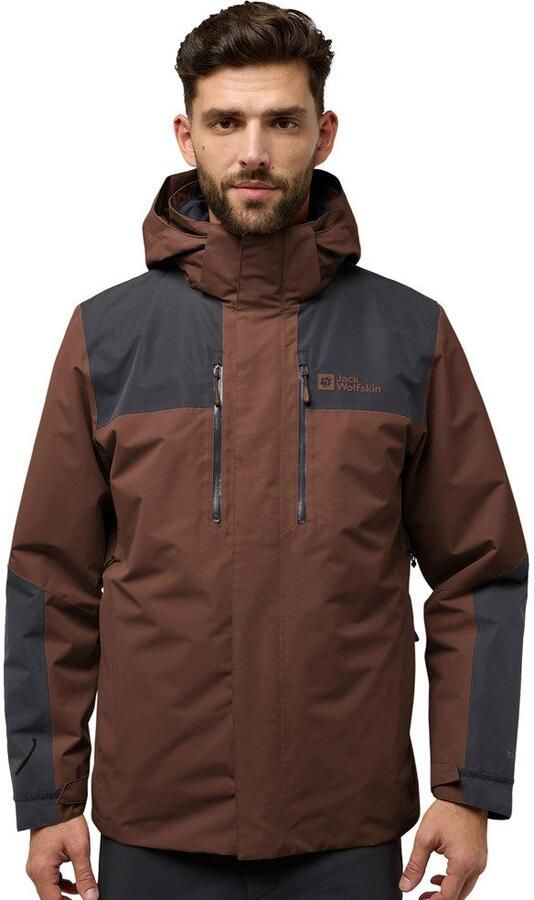 Jack Wolfskin Functioneel 3-in-1-jack JASPER 3IN1 JKT M 3in1 waterdicht overgangsjas - Foto 9