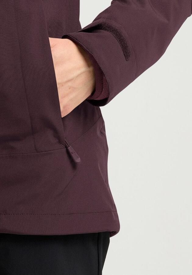 Jack Wolfskin Moonrise 3in1 Jacket Women 3in1 jack Dames XXL amaranth - Foto 3