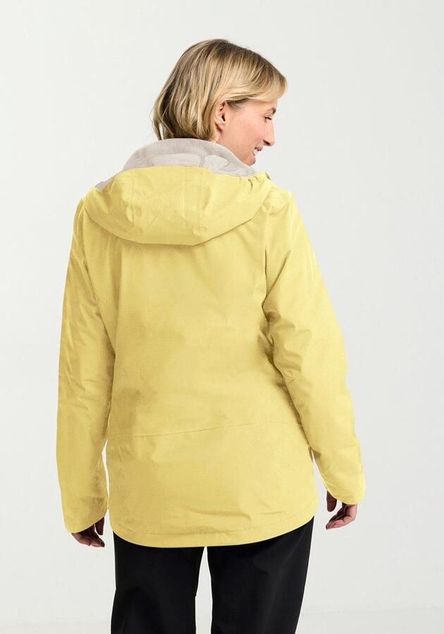 Jack Wolfskin Moonrise 3in1 Jacket Women 3in1 jack Dames XXL lemon ice lemon ice - Foto 3