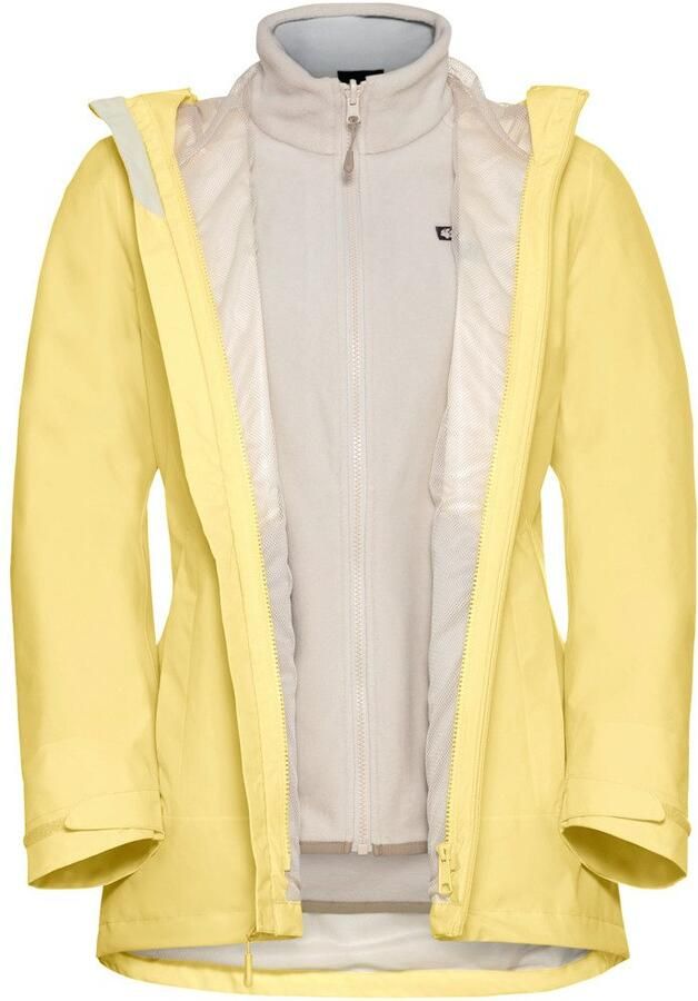 Jack Wolfskin Moonrise 3in1 Jacket Women 3in1 jack Dames XXL lemon ice lemon ice - Foto 9
