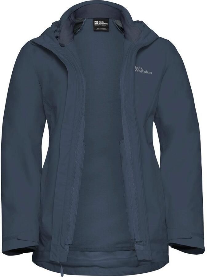 Jack Wolfskin Moonrise 3in1 Jacket Women 3in1 jack Dames XXXL midnight sky midnight sky - Foto 3