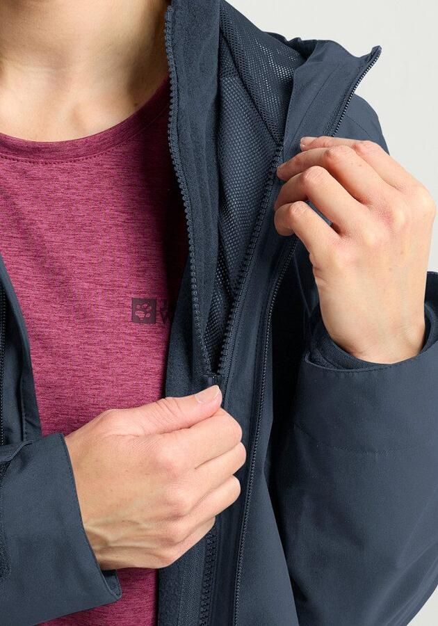 Jack Wolfskin Moonrise 3in1 Jacket Women 3in1 jack Dames XXXL midnight sky midnight sky - Foto 6