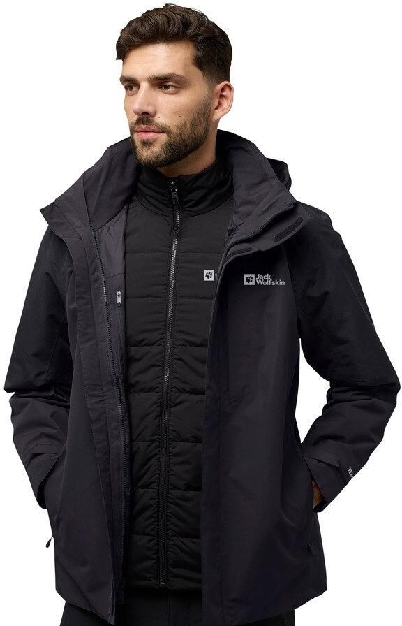 Jack Wolfskin Romberg 3in1 Jacket Men 3in1 jack Heren XXXL phantom - Foto 9