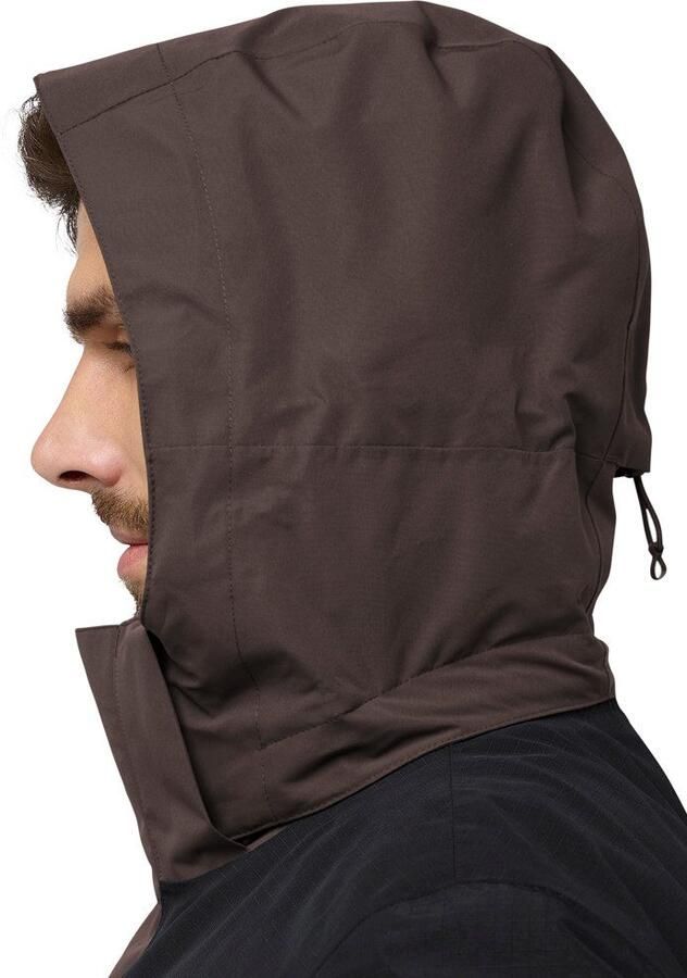 Jack Wolfskin Romberg 3in1 Jacket Men 3in1 jack Heren XXXL peat