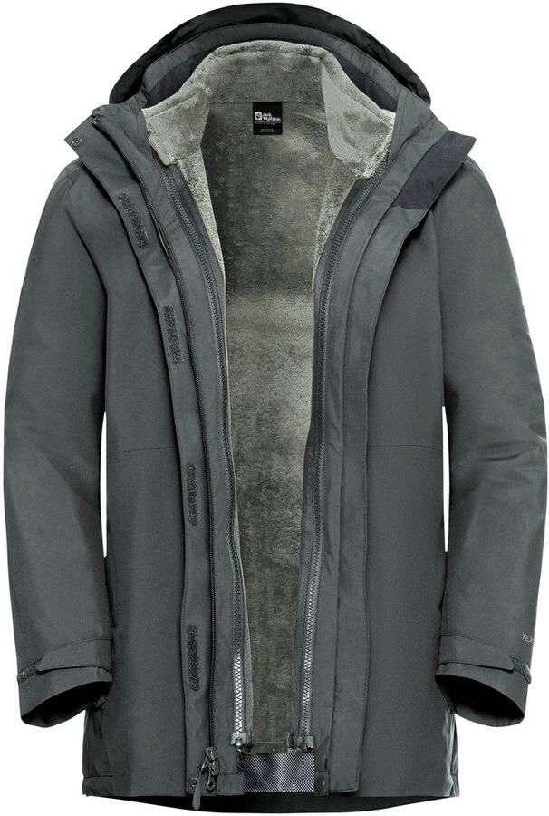Jack Wolfskin Rotwand 3in1 Jacket Women 3in1 jack Dames XXL slate green slate green - Foto 8