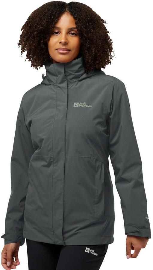 Jack Wolfskin Rotwand 3in1 Jacket Women 3in1 jack Dames XXL slate green slate green - Foto 11