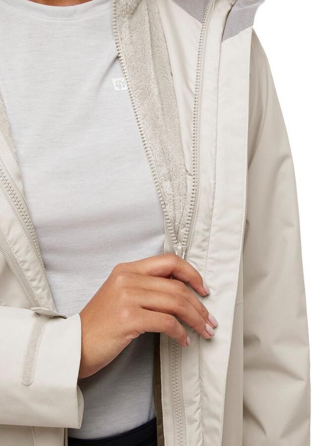 Jack Wolfskin Rotwand 3in1 Jacket Women 3in1 jack Dames XXL pale sand pale sand - Foto 6
