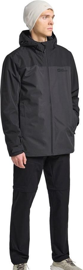 Jack Wolfskin Functioneel 3-in-1-jack TAUBENBERG 3IN1 JKT M 3in1 waterdicht winddicht overgangsjas - Foto 13