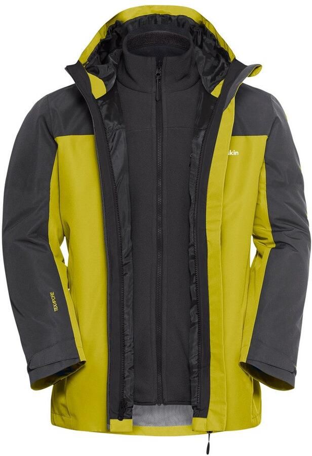 Jack Wolfskin Functioneel 3-in-1-jack TAUBENBERG 3IN1 JKT M 3in1 waterdicht winddicht overgangsjas - Foto 5