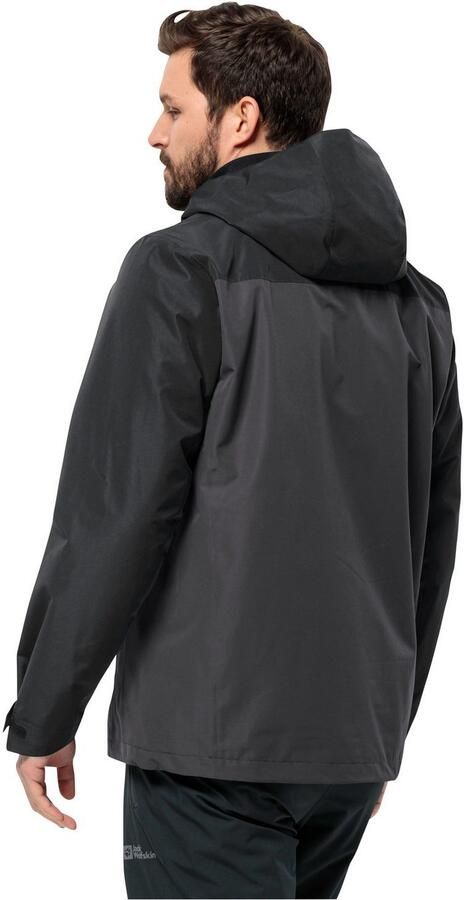 Jack Wolfskin Functioneel 3-in-1-jack TAUBENBERG 3IN1 JKT M 3in1 waterdicht winddicht overgangsjas - Foto 11