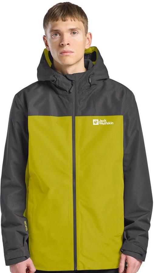 Jack Wolfskin Functioneel 3-in-1-jack TAUBENBERG 3IN1 JKT M 3in1 waterdicht winddicht overgangsjas - Foto 13