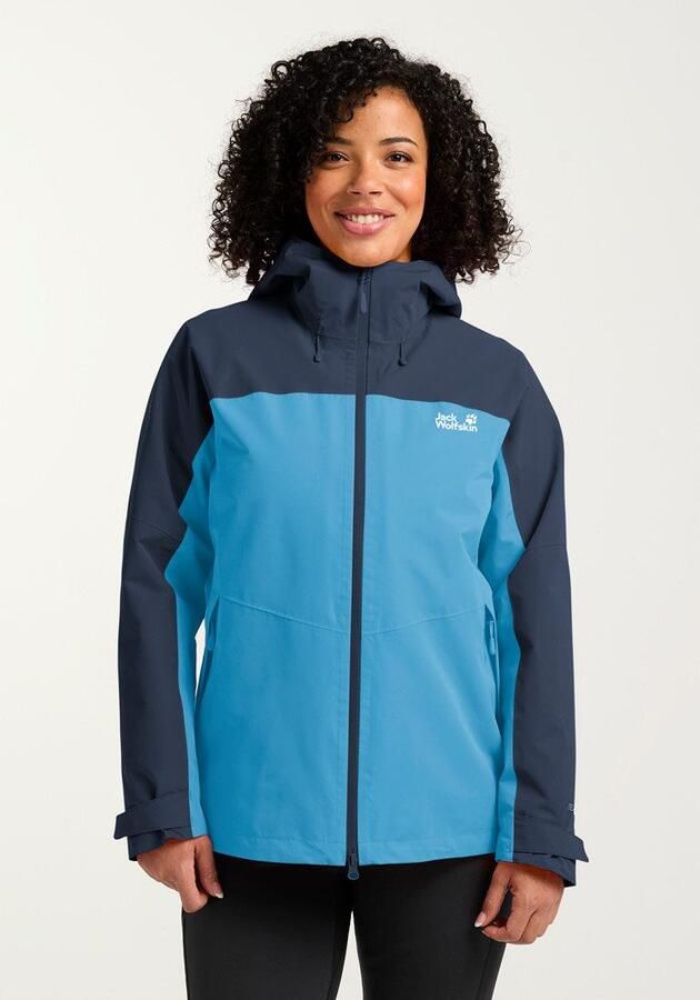 Jack Wolfskin Wild Places 3in1 Jacket Women Waterdicht 3-in-1 jack Dames XXL sky blue Sky Blue - Foto 5