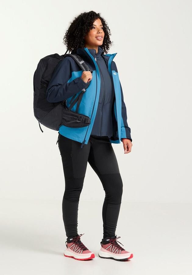 Jack Wolfskin Wild Places 3in1 Jacket Women Waterdicht 3-in-1 jack Dames XXL sky blue Sky Blue - Foto 7