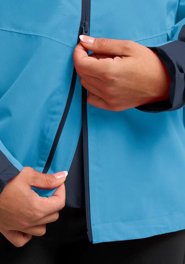 Jack Wolfskin Wild Places 3in1 Jacket Women Waterdicht 3-in-1 jack Dames XXL sky blue Sky Blue - Foto 8